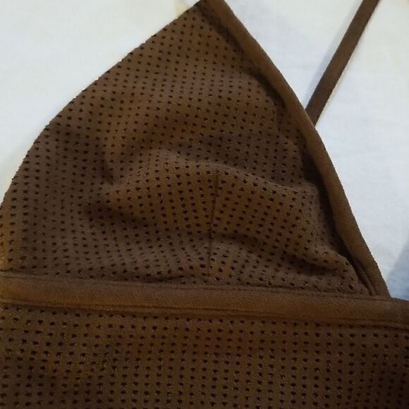 forever 21 going out crop top brown - Picture 3 of 7